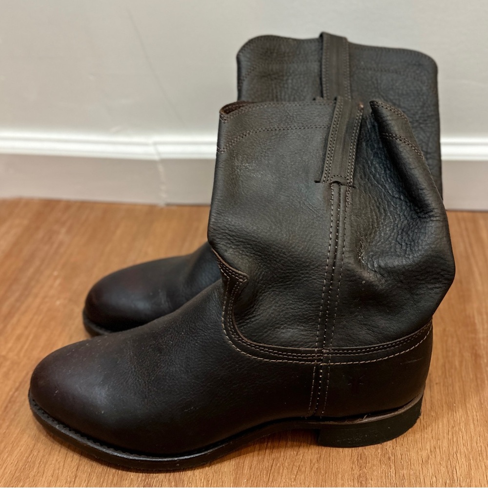Nwob Frye Roper boots, sz 10.5, dark brown